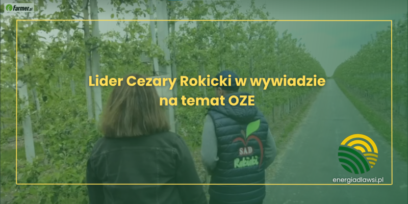 Lider Cezary Rokicki w wywiadzie na temat OZE